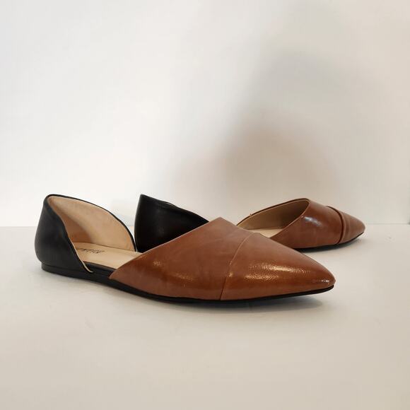 Monroe and Main Shoes - Monroe & Main Brown and Black Flats